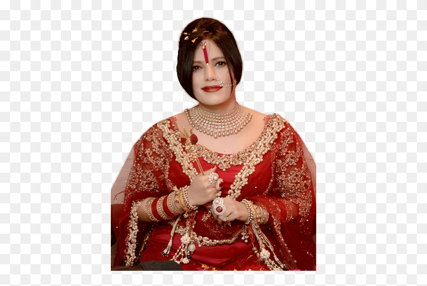 405x503 Twenty Seven Years Of Selfless Service Radhe Maa, Clothing, Apparel, Person HD PNG Download