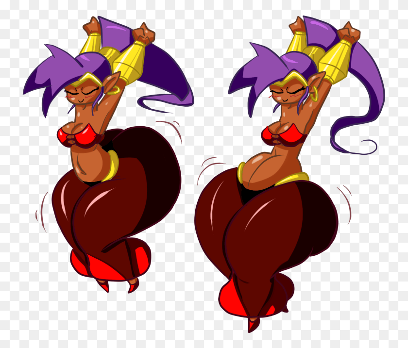 749x657 Twerkin Shantae Colored Twerkin Shantae, Graphics, Person HD PNG Download
