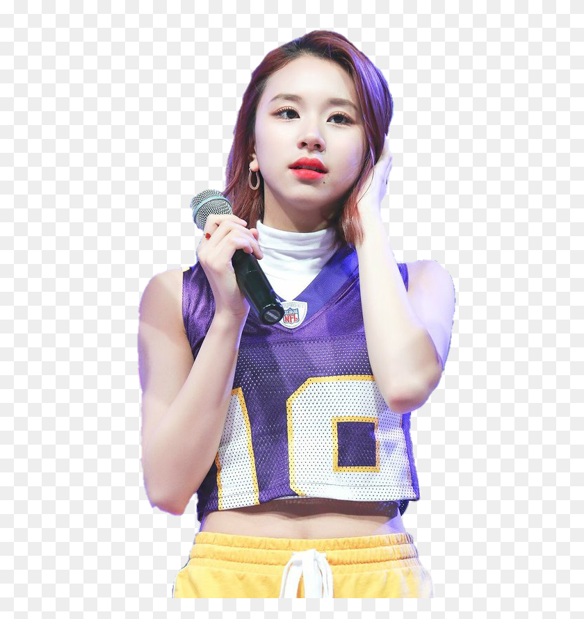 473x831 Twice Chaeyoung No Background Don T Touch My Phone Twice, Microphone, Electrical Device, Person HD PNG Download