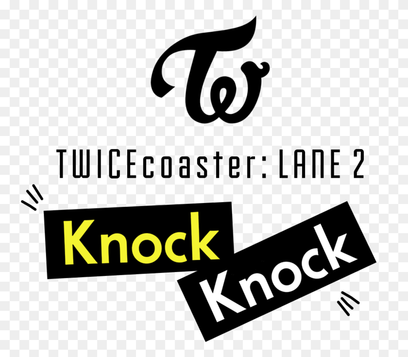 756x675 Twice Knock Knock, Text, Face, Alphabet HD PNG Download