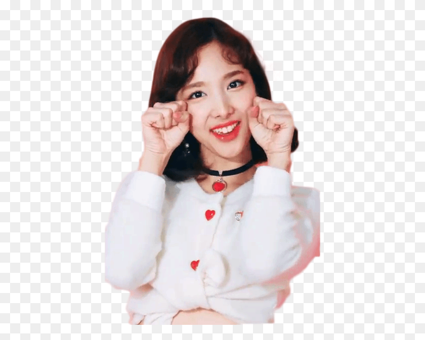 427x613 Twice Nayeon Twice Twice Knock Knock Twice Girl, Face, Person, Clothing HD PNG Download