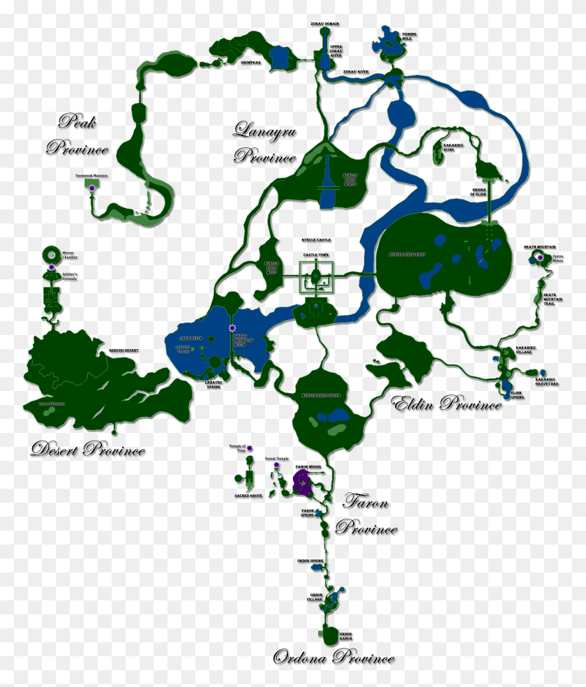 1782x2113 Twilight Princess Faron Woods Map, Diagram, Plot, Atlas HD PNG Download