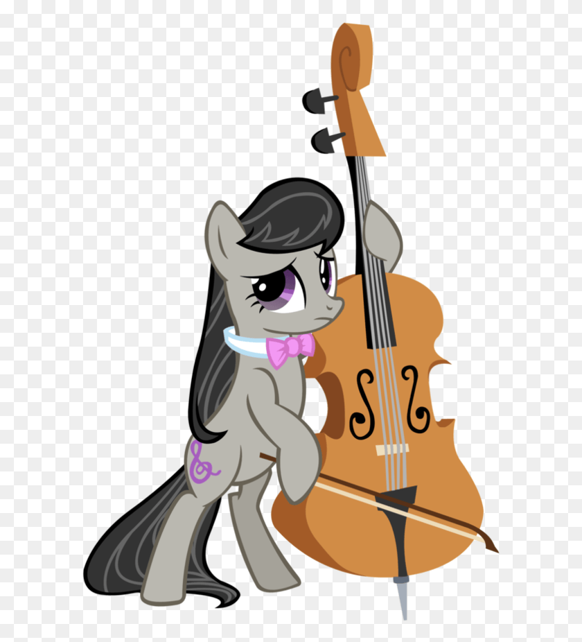 603x866 Twilight Sparkle Rainbow Dash Derpy Hooves Pony Octavia Octavia Pony, Musical Instrument, Cello, Leisure Activities HD PNG Download