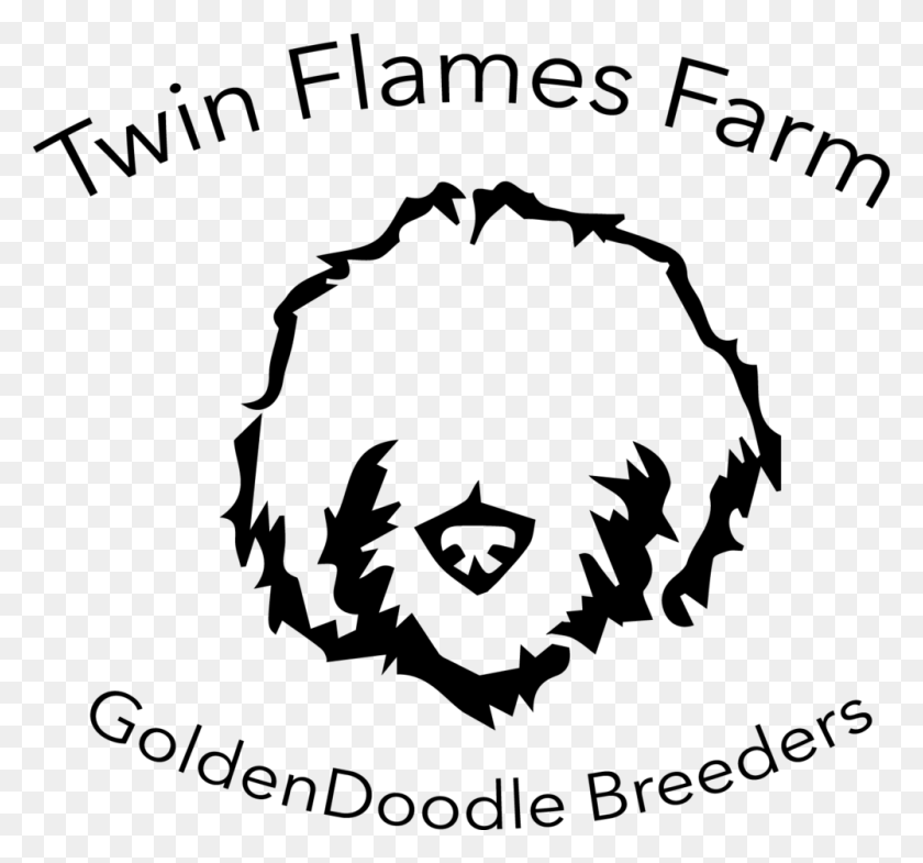 1000x930 Twin Flames Labradoodle Clipart Black And White, Gray, World Of Warcraft HD PNG Download