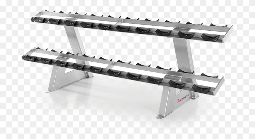 701x398 Twin Tier Dumbbell Rack F209 Epic Twin Tier Dumbbell Rack, Bumper, Vehicle, Transportation HD PNG Download