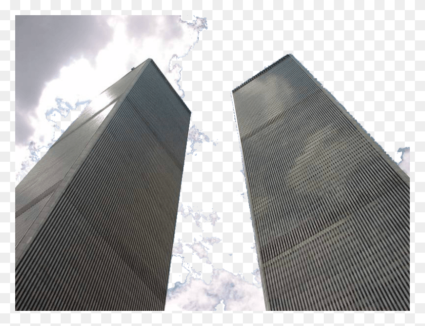 800x600 Twin Tower Twin Towers White Background, Office Building, Building, High Rise HD PNG Download