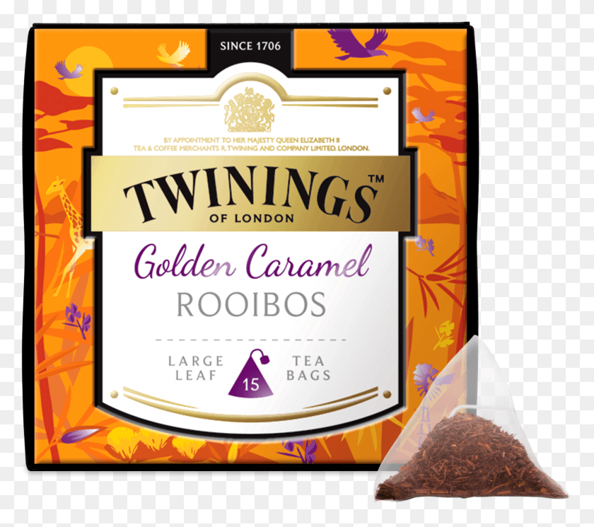 1590x1398 Twinings Golden Caramel Rooibos Twinings Golden Caramel Rooibos Tea, Реклама, Плакат, Флаер Png Скачать