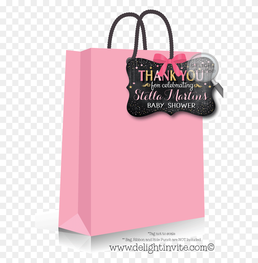 614x796 Twinkle Twinkle Little Star Baby Shower Favor Tags Greeting Card, Shopping Bag, Bag, Tote Bag HD PNG Download