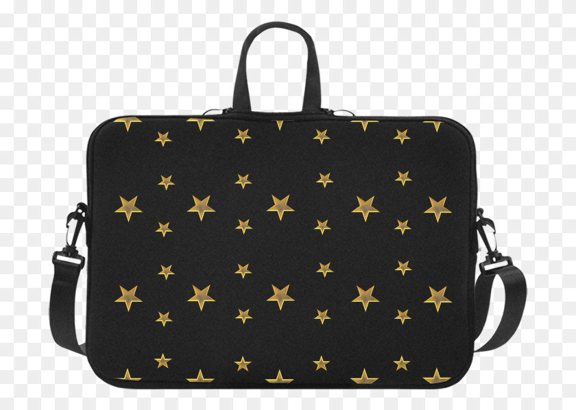 701x538 Twinkle Twinkle Little Star Gold Stars On Black Macbook Messenger Bag, Purse, Handbag, Accessories HD PNG Download