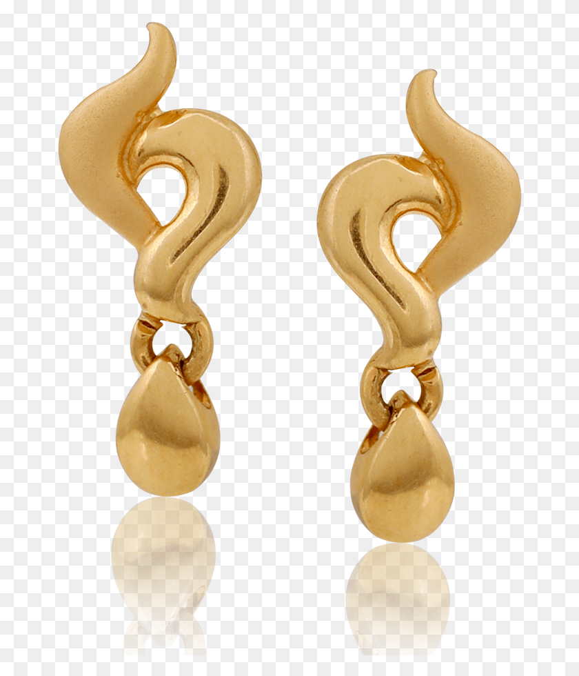 674x920 Twirling Gold Wave Earrings Earrings, Accessories, Accessory, Treasure HD PNG Download