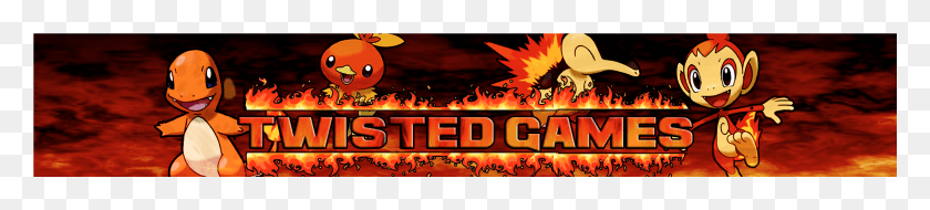 2561x430 Twisted Games Cartoon, Fire, Lighting, Flame HD PNG Download