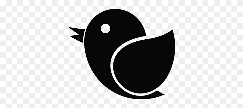 371x313 Twitter Bird Internet Network Social Media Web Illustration, Moon, Outer Space, Night HD PNG Download