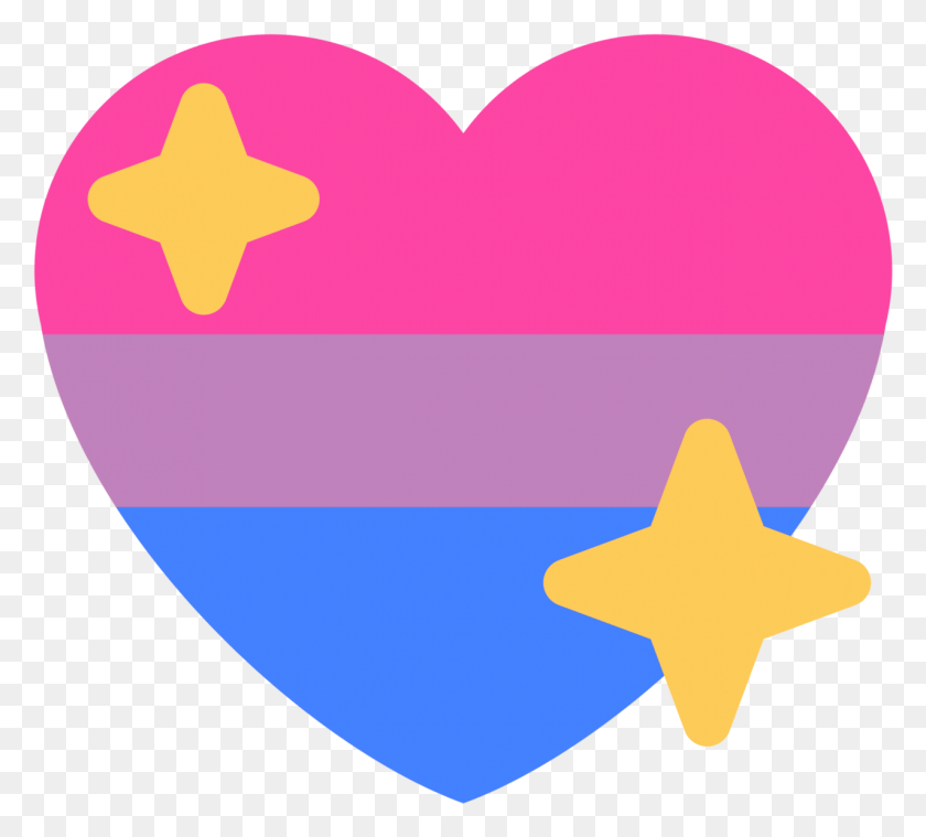 1275x1143 Twitter Heart Emoji Clipart Discord Pride Heart Emojis, Símbolo, Símbolo De Estrella Hd Png
