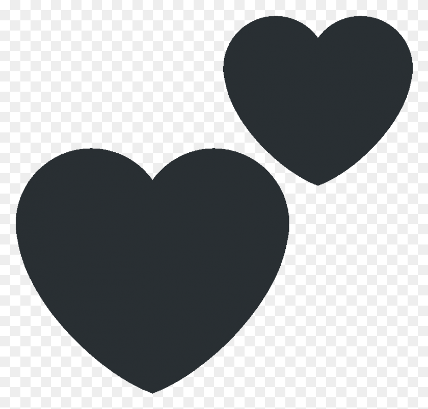 849x809 Twitter Heart Emoji Transparent, Moon, Outer Space, Night HD PNG Download