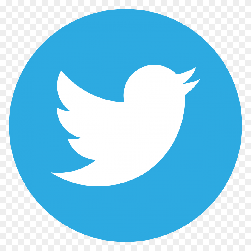2400x2400 Twitter Icon Logo Прозрачный Фон Логотипы Социальных Сетей, Логотип, Символ, Товарный Знак Hd Png Скачать