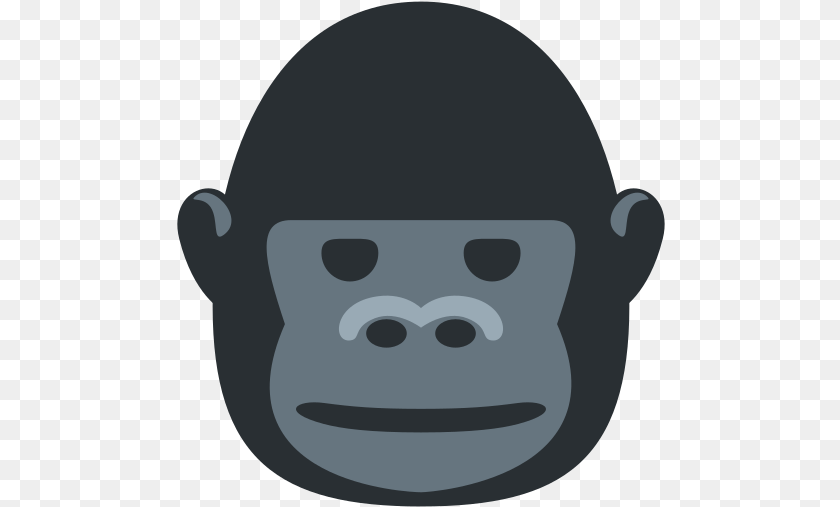 489x507 Twitter Twemoji 111 Pngio Discord Gorilla Emoji, Animal, Ape, Mammal, Wildlife PNG