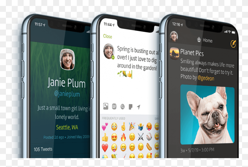 821x531 Twitterrific, Phone, Electronics, Mobile Phone HD PNG Download