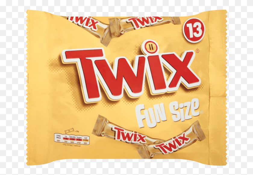 672x523 Twix Funsize Bag Twix, Food, Candy, Word HD PNG Download