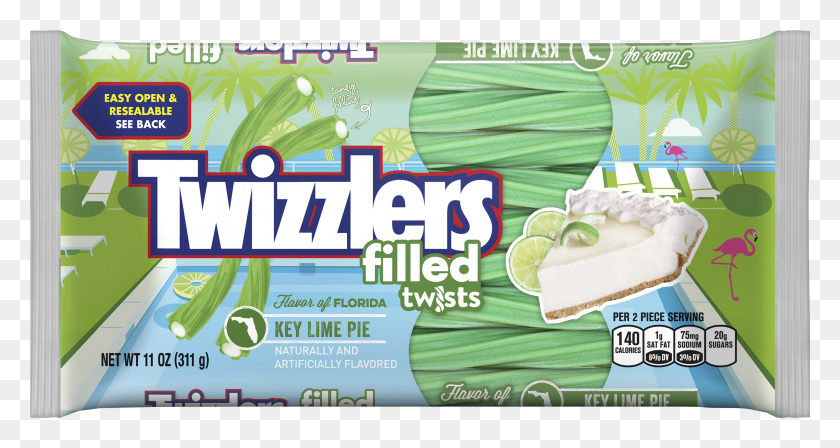 2966x1479 Twizzlers Key Lime Pie Flavored Twists Taste Of Florida Plant HD PNG Download