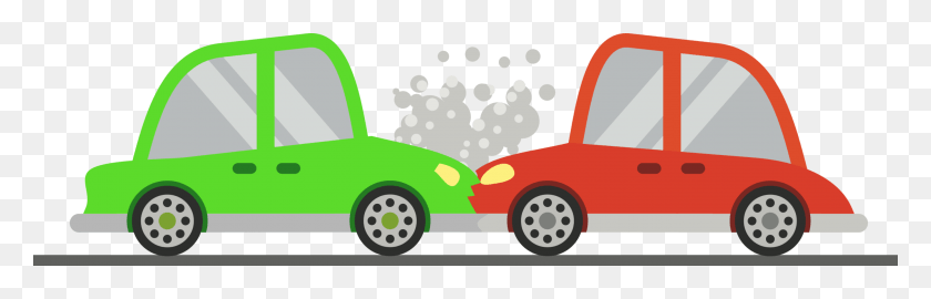 2773x750 Two Cars Crash Clip Art Free Stock Two Cars Crashing Clipart, Car, Vehicle, Transportation HD PNG Download