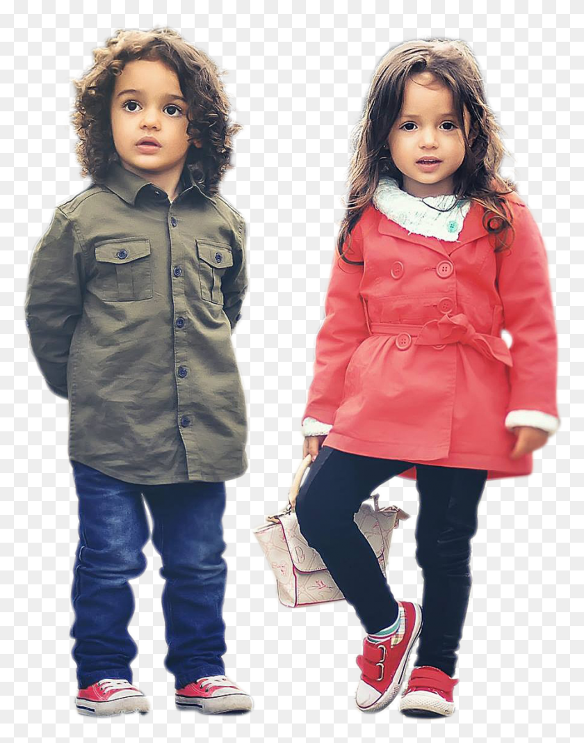 889x1150 Two Cute Kids Girl, Clothing, Person, Sleeve HD PNG Download