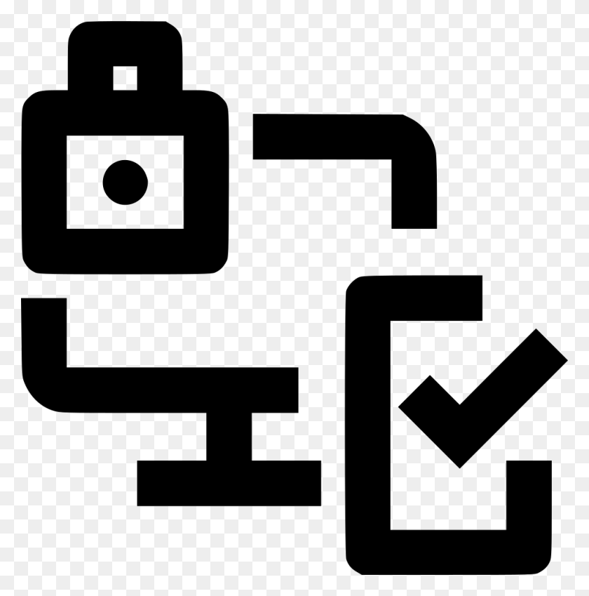 980x992 Two Factor Authentication Svg Icon Free Multi Factor Authentication Icon, Symbol, Recycling Symbol, Text HD PNG Download
