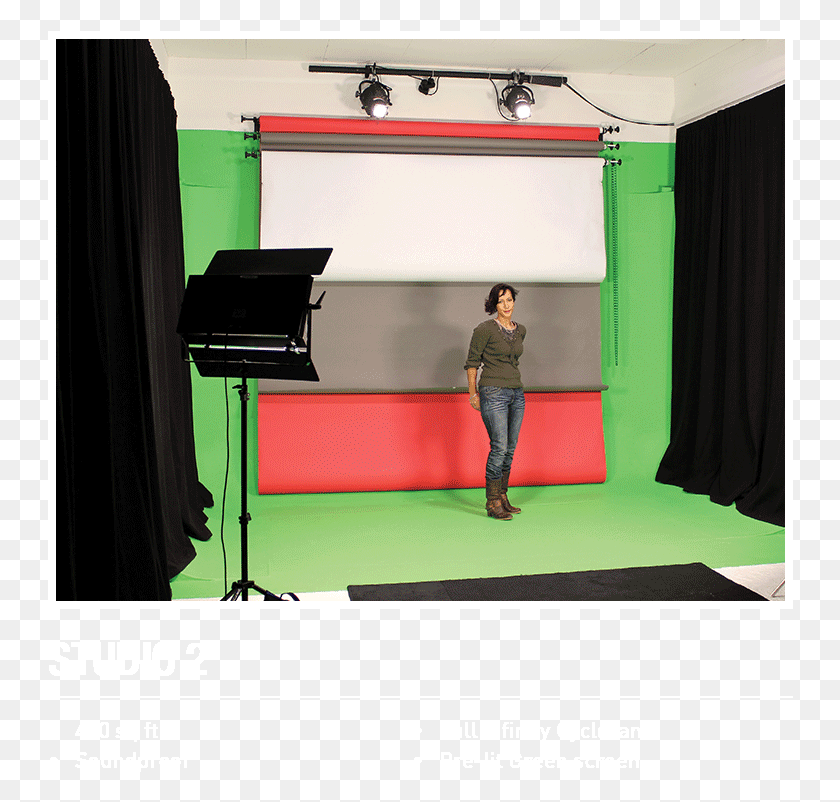 746x742 Two Green Screen Studios To Hire In Central London Room, Person, Human, Electronics HD PNG Download