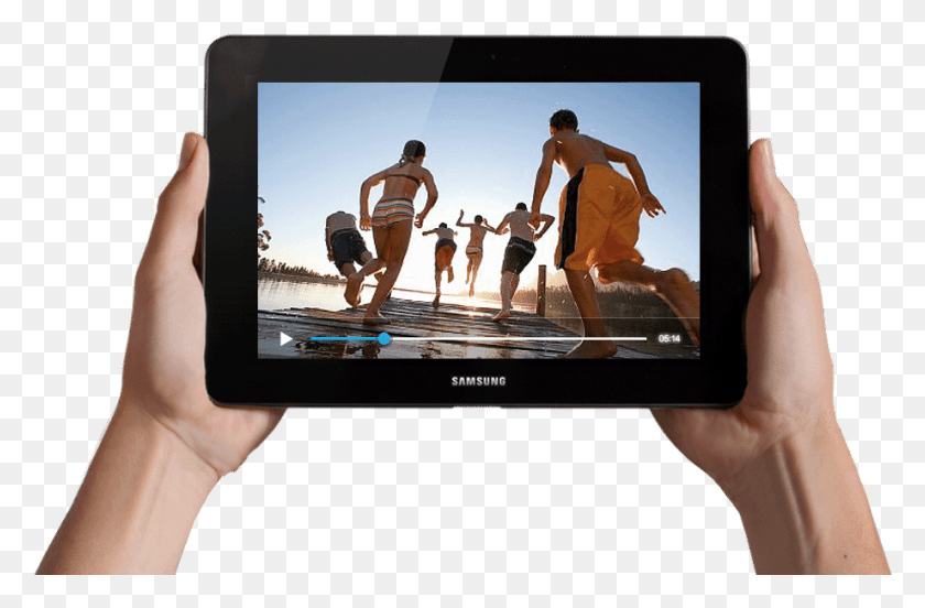 921x581 Two Hands Holding Samsung Tablet Tab In Hands, Computer, Electronics, Person HD PNG Download