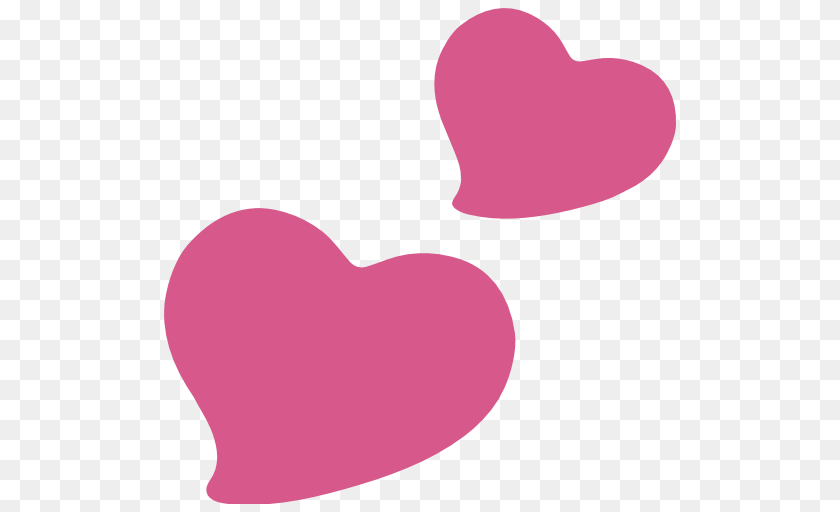 Two Hearts Emoji For Facebook Email Sms Id, Heart, Animal, Fish, Sea Life Transparent PNG