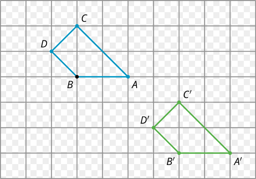 1185x831 Two Identical Quadrilaterals On A Grid Labeled B D Quadrilateral On Grid, Triangle, Chess, Game PNG