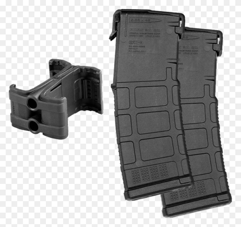 1173x1099 Two Magpul Pmag Gen M3 Ar 15 30 Round Magazines And Handgun Holster, Gun, Weapon, Weaponry HD PNG Download