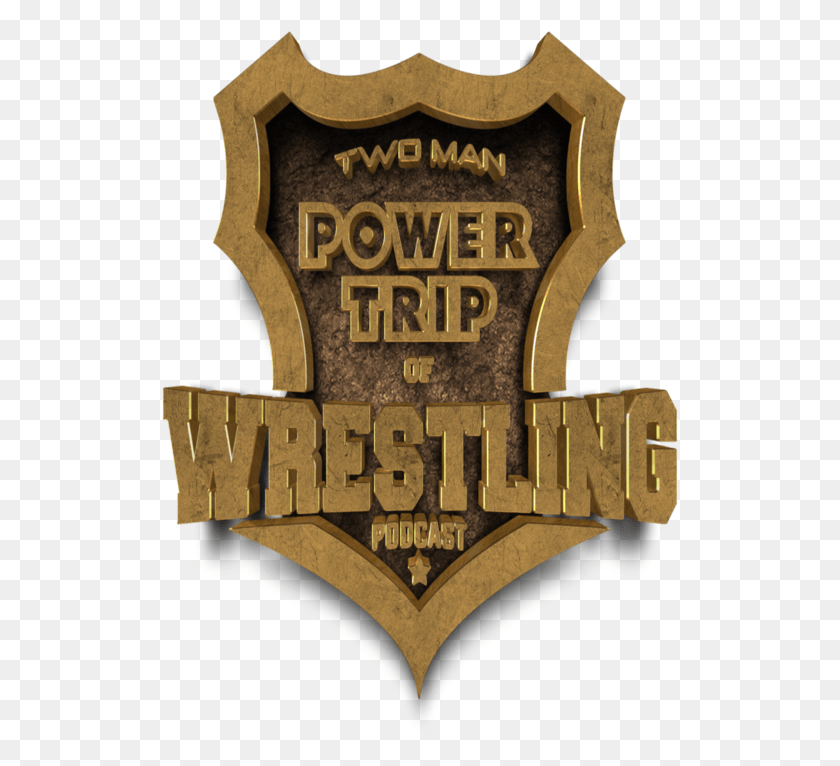 517x706 Two Man Power Trip Of Wrestling Badge, Logo, Symbol, Trademark HD PNG Download
