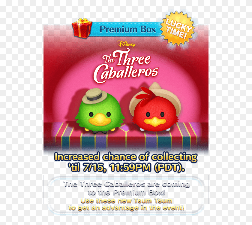 550x689 Two Of The Three Caballeros Will Be Obtainable Through, Toy, Advertisement, Flyer HD PNG Download