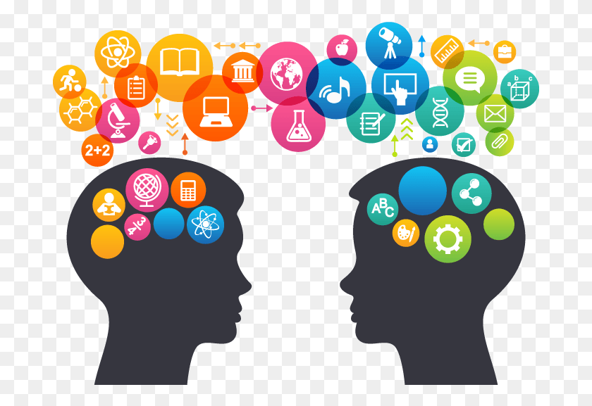 691x517 Two People Brainstorming Brain Training, Graphics, Pac Man HD PNG Download