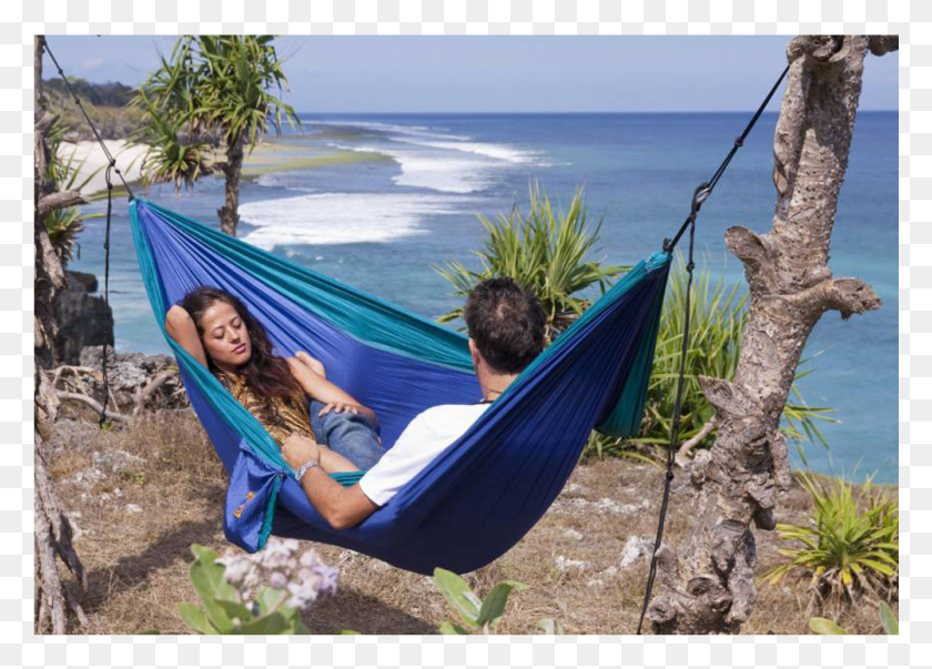 1001x697 Two People In A Hammock, Furniture, Person, Human HD PNG Download