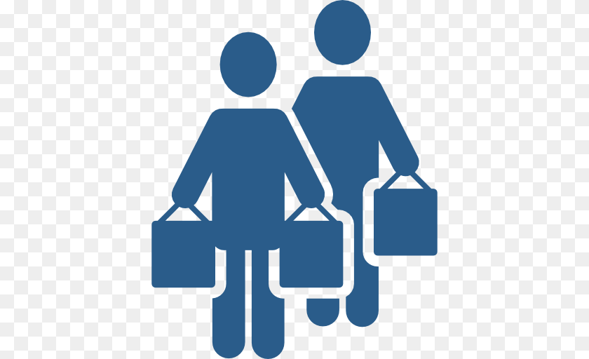Two Persons Shopping Managility, Bag, Person Clipart PNG