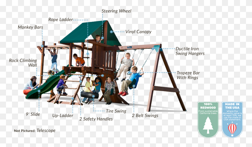 1091x605 Two Ring Play Set With Monkey Bars Jungle Gym, Person, Human, Play Area HD PNG Download