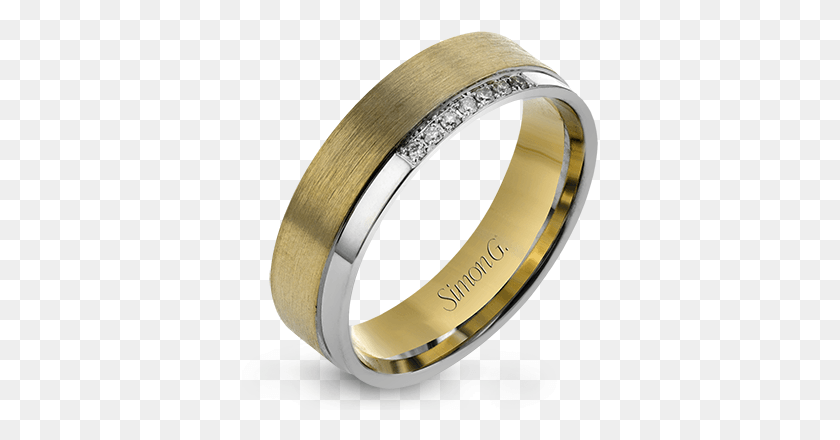 357x380 Two Tone Gold Men S Ring Diamond Showcase Longview, Jewelry, Accessories, Accessory HD PNG Download