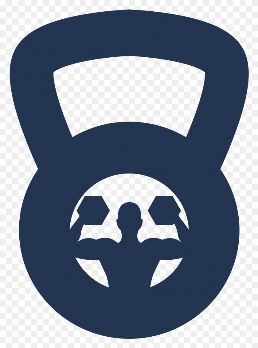874x1205 Two Weightlifting Tools Of Padlock Shape Svg Icon Kettlebell, Stencil, Plant HD PNG Download