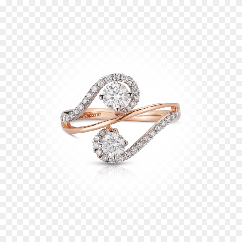 2045x2045 Twogether Two Diamond Pav Ring Engagement Ring, Accessories, Accessory, Gemstone HD PNG Download