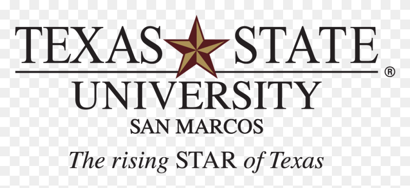 991x413 Txst Primary H 3-Цветный Логотип Техасского Государственного Университета В Сан-Маркосе, Символ, Текст, Звездный Символ, Hd Png Скачать