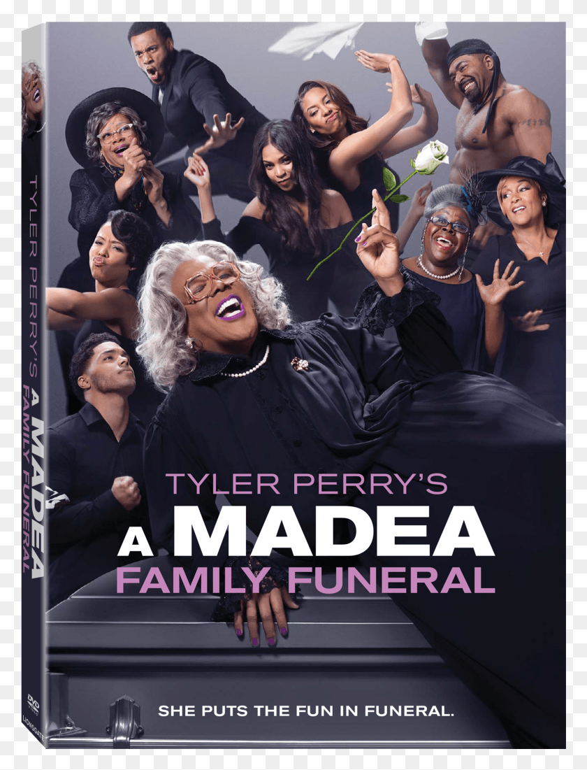 1618x2160 Tyler Perry39s A Madea Family Funeral Blu Ray Dvd, Poster, Advertisement, Person HD PNG Download