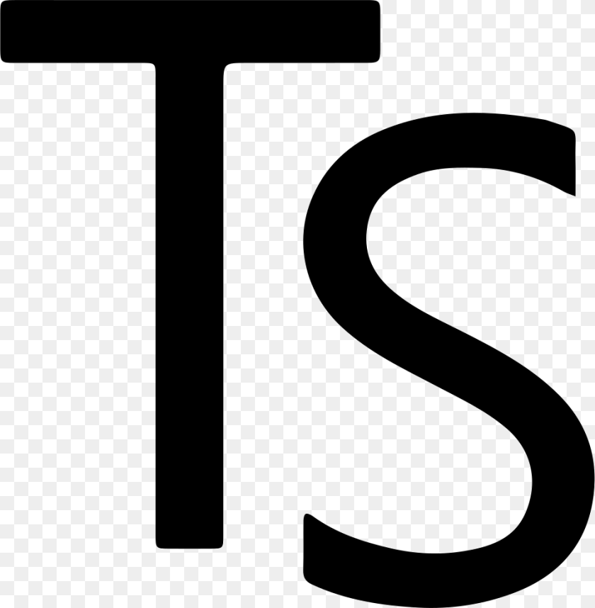 Typescript Typescript Logo Black, Symbol, Number, Text Clipart PNG