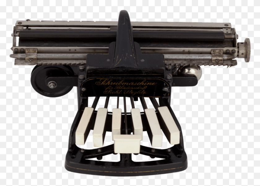 855x596 Typewriter Picht Maszyna Do Pisania Braille, Gun, Weapon, Weaponry HD PNG Download