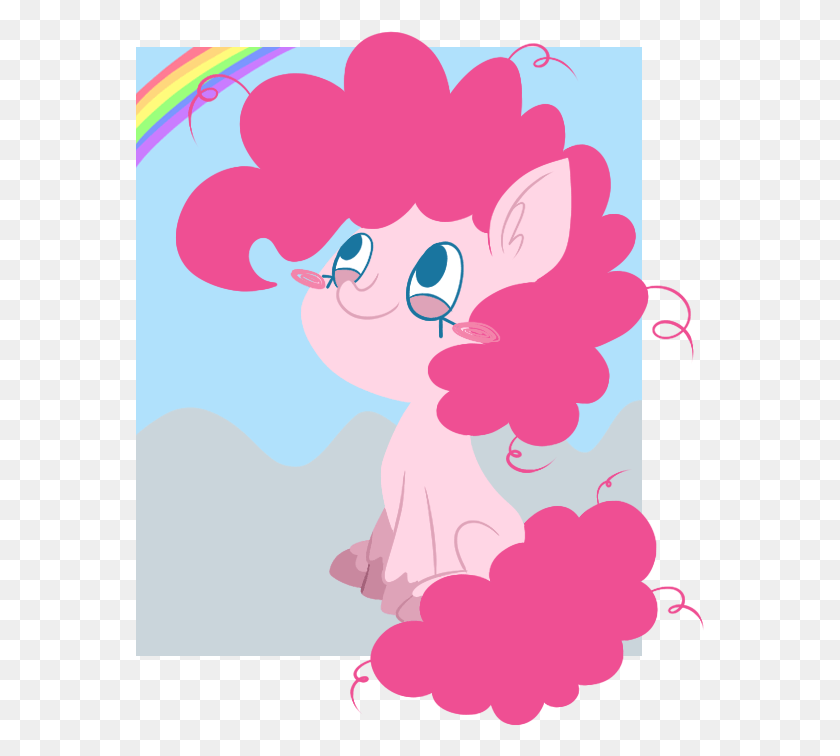 569x696 Typhwosion Blushing Pinkie Pie Rainbow Safe Simple Illustration, Graphics HD PNG Download