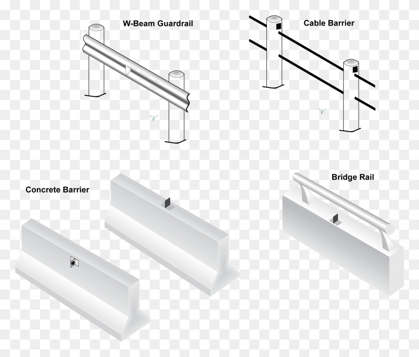 1847x1552 Typical Barrier Reflector Installation Parallel, Sink Faucet, Text, Barricade Descargar Hd Png