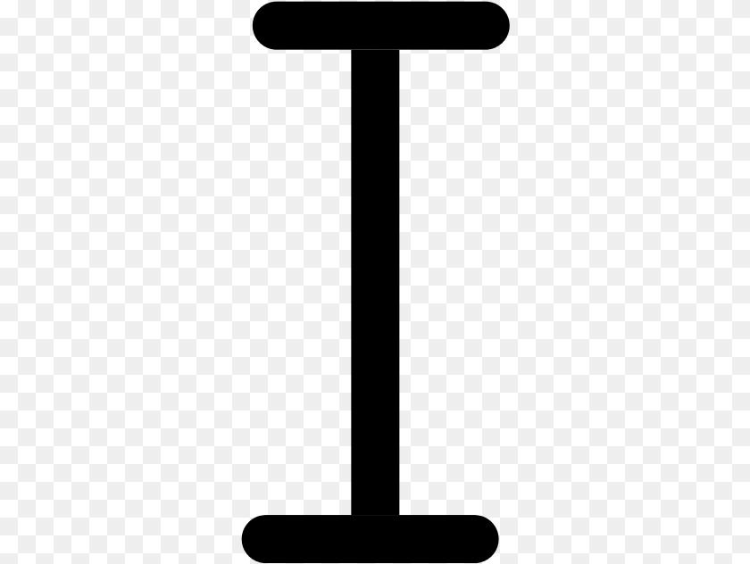 Typing Cursor Icon, Gray PNG