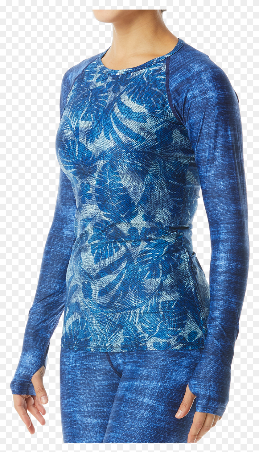824x1485 Tyr Women39s Belize Long Sleeve Rashguard Maui Long Sleeved T Shirt, Clothing, Apparel, Long Sleeve HD PNG Download