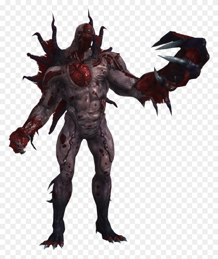 816x979 Тиран Ultimate Abyss Resident Evil Enemies Видеоигры Revelations Тиран, Человек, Человек, Инопланетянин Png Скачать