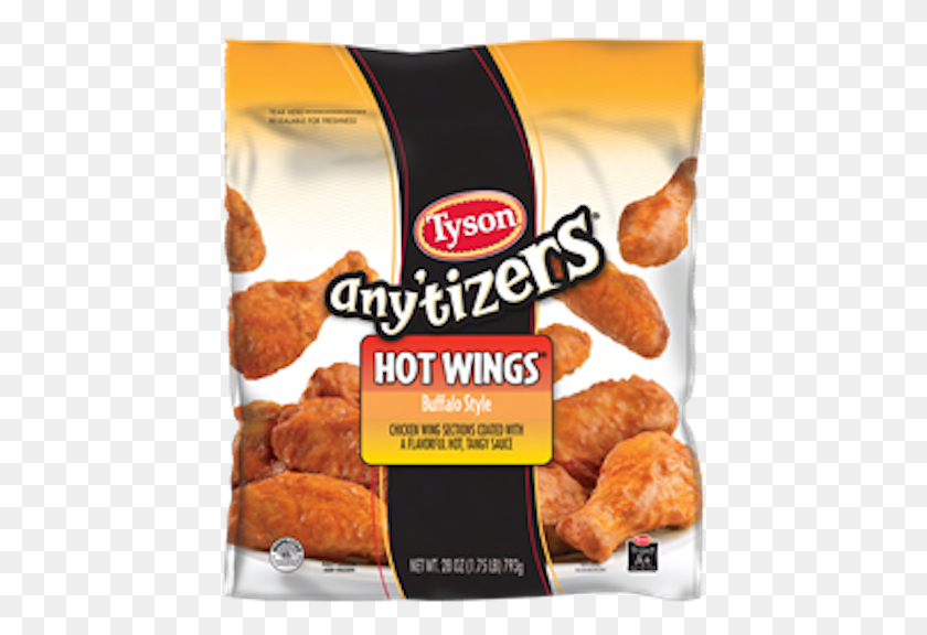 441x516 Tyson Any Tizers Wings, Fried Chicken, Food, Outdoors HD PNG Download